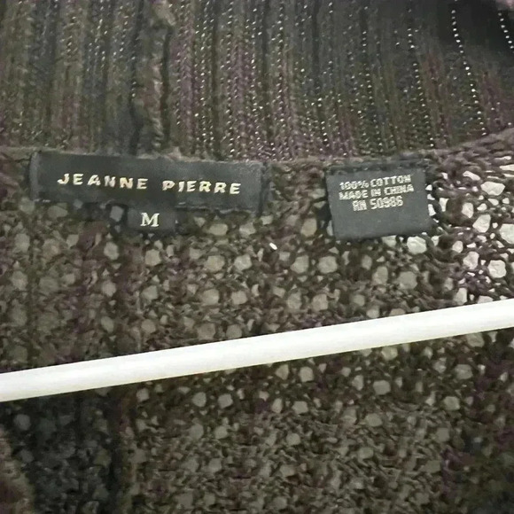 Medium crochet brown sweater(Jeanne Pierre) - Picture 4 of 5